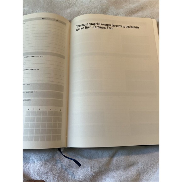 Undated Productivity Store Planner Pro Max (8.5x11) (Navy Blue) - Picture 6 of 7